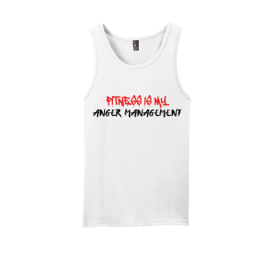 Fitness Is My Anger Management Tank White
