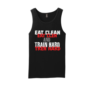 Eat Clen and Tren Hard Tank Black