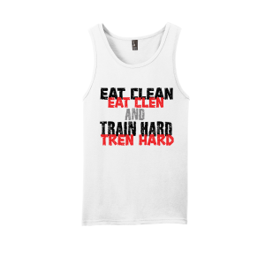 Eat Clen and Tren Hard Tank White